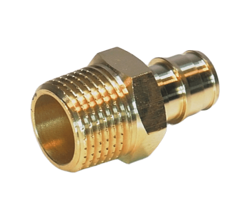 Штуцер с нар. резьбой латунный 25x3/4'  (HFWQE00048) Hipex (20/100)