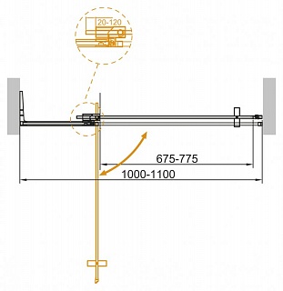     CEZARES SLIDER-B-1 100/110-C-Cr