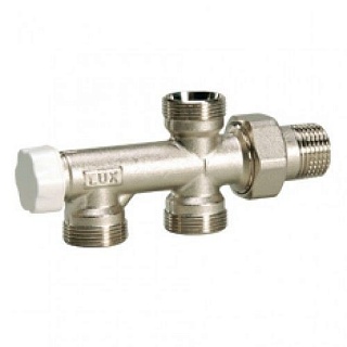 М 350 (М351) 1/2"xM24x19 Блок нижний двухтрубный (68152100, 13152100) Luxor
