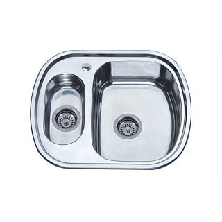 Мойка нерж врезная  MELANA 60х49 (0,8*180) двойная унив.(10) 233S снято с производства