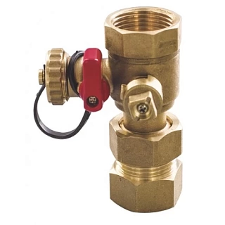 Клапан отсекатель для расш баков со сливом, 3/4" JULONG (5131-5)