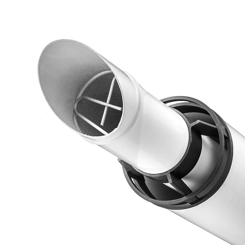 Комплект коакс. ф60/100 1100mm антилёд УТДК универс. (СТАЛЬ) 