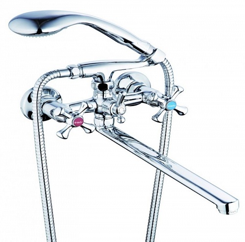 Смеситель д/ванны G-lauf (QFU7-A827) двуручковый лат.