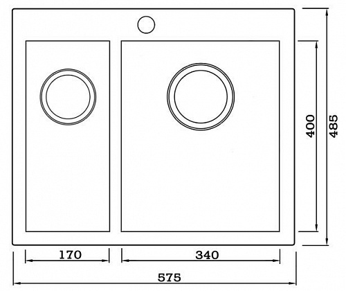 Кухонная мойка Seaman Eco Marino SMV-Z-575L