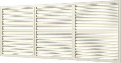 Решетка радиаторная П60150Р 600х1500 слон.кость (5)