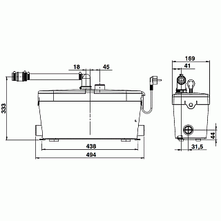  SANIACCESS Pump (3 .) Tmax=75C, 5?50 ?400 SFA