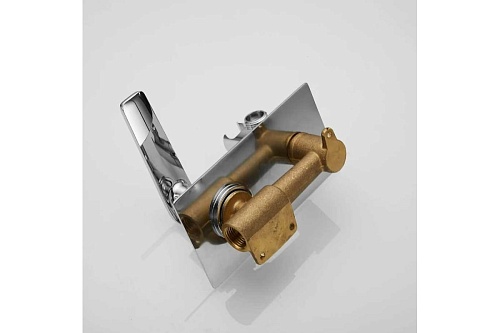 Смеситель с гиг. душ встраиваемый хром SHEVANIK S8005