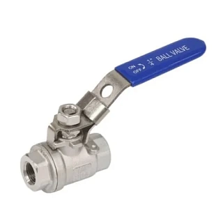 Кран шар нерж SS304 4011H Ду50 Ру63 м/м полн рычаг Benarmo 109-1388