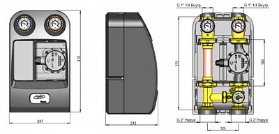     3- . . . 1 1/4"   DN 32,39 kW (SDG-0007-003201) STOUT