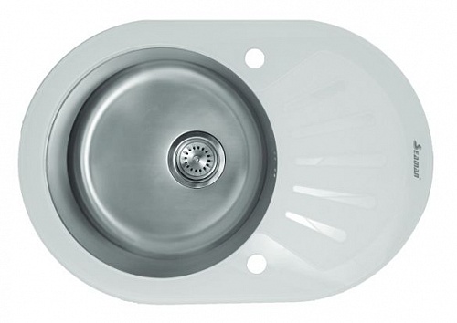 Кухонная мойка Seaman Eco Glass SMG-730W