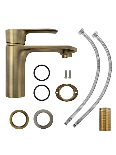 GFmark Смеситель д/раковины лат. БРОНЗА (5030)