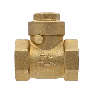 Клапан обратный 1/2" поворотный (хлопушка)  1/2" (ZH679) Vieir  160/8