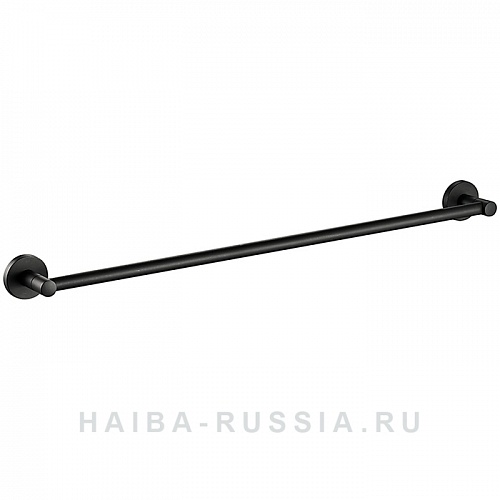Держатель полотенца черный HB8701 HAIBA 