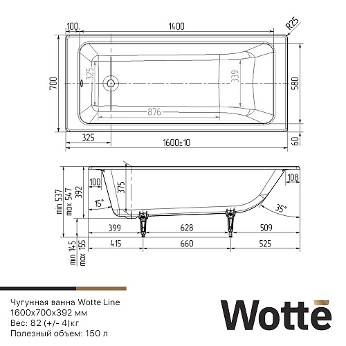   . 1,60,7  WOTTE Line + 