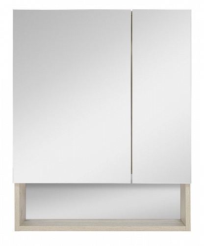 Зеркало-шкаф 60 "Дунай-60" + ниша светлое дерево MISTY 