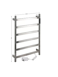 Полотенцесушитель "Kraftte" 480х730 П6 САТИН электро САНАКС 44044