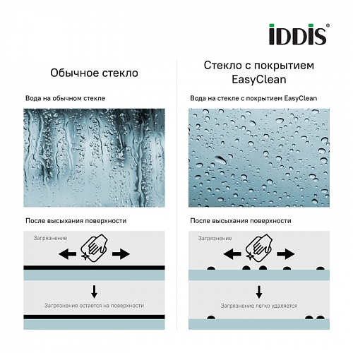 Душевая дверь, глянцевый ал. проф., 130х195, Zodiac, IDDIS, ZOD6CS3i69