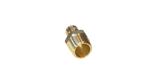 Штуцер с нар. резьбой латунный 20x3/4'  (HFWQE00046) Hipex (40)