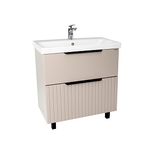 Комплект мебели 80 "Сицилия-80" напольная 2 ящ. капучино VIANT (ум.MODUO-80)