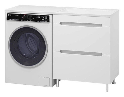 Комплект мебели 70 "Байкал,70" под стир. машинку напольная 2 ящ. правая (ум.Гавана,130)
