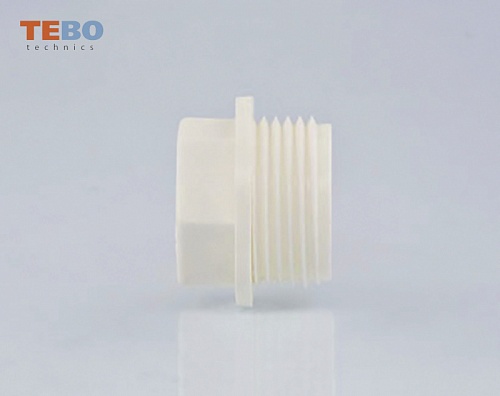 Заглушка резьбовая 25*3/4 белый (600) ТЕВО