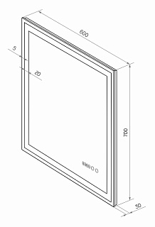  60 "Clamm Led" c LED  (  ) +  600700 (4790) 