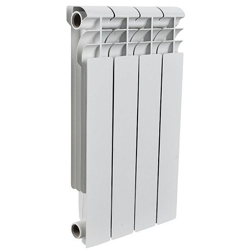 Радиатор бимет. Rommer Profi BM500 4 секций (RAL9016)