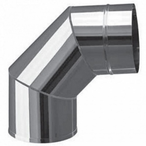 Колено нерж.ст. 0,8мм. уг90 ф200