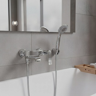 Смеситель д/ванны "KIOTO" (KIO-1014) короткий поворотный излив TOKITO