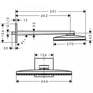   HANSGROHE Rainmaker Select 460270 1.,.. 24003400  