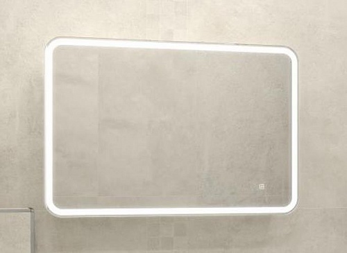 Зеркало-шкаф 90 "TOKIO " 900х530 горизонтальный подсветка, сенсор   Континент
