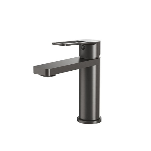 Смеситель д/умывальника "KOBE" (KOB-1011) вороненая сталь TOKITO