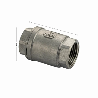Клапан обратный 3/4" из нержавеющей стали MAK (25134)