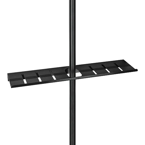 BRIMIX Душ.система из алюминия ЧЕРНАЯ с полочкой (81725)