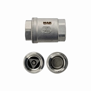 Клапан обратный 3/4" из нержавеющей стали MAK (25134)