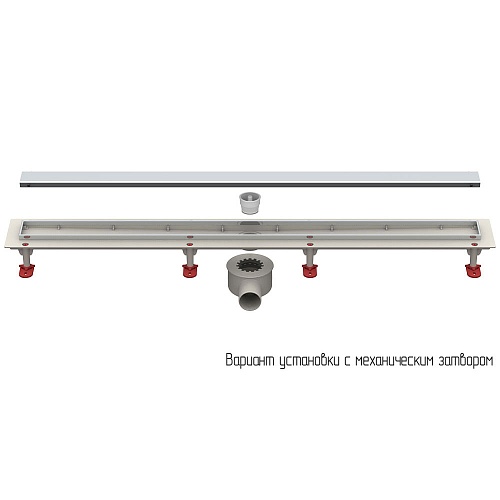 Трап линейный ТП-55.1C-800 щелевой/под плитку