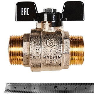 Кран шар. полнопроходной баб. НН 1" (10/40) SVB-0006-200025 STOUT (замена арт.62610)
