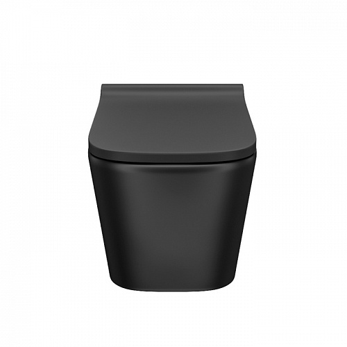 Унитаз подвесной IDDIS "BILD" черный безободковый сид. м/лифт BILR2BMi25