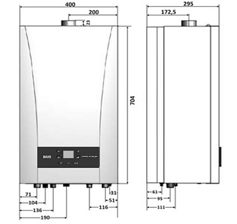 Котел газовый BAXI  ECO NOVA 18F NEW  100023938  ВЫГОДА!