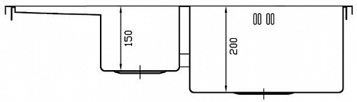 Кухонная мойка Seaman Eco Marino SMB-7851DLS