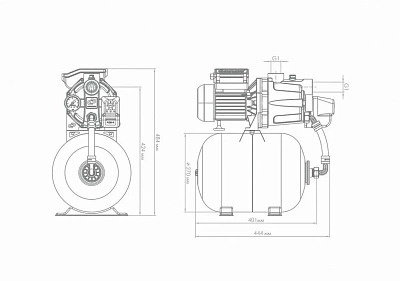 Насосная станция "Джамбо" 55/35П-18 (2.0) (3013)