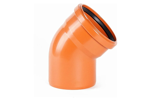 Колено 160*45* нар НПВХ SN4  Хемкор  (2491096)