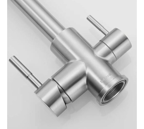 Смеситель д/кухни SHEVANIK с фильтром нерж S168B