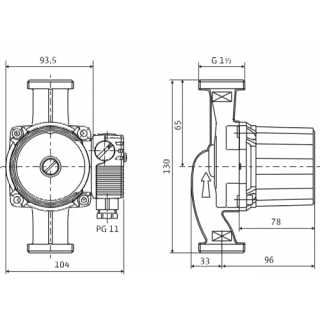 Насос STAR-RS 25/6-130-RK, 130мм, без гаек, износостойкое исполнение (9168934) WILO АКЦИЯ!!!