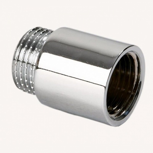 Гайка удл. 1"   15мм  Хром  SCX15