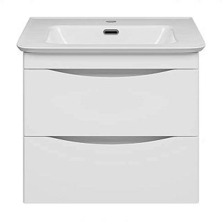 Комплект мебели 60 "Мираж-60" подвесная 2 ящ. белый MISTY (ум.Royce Calypso-60)