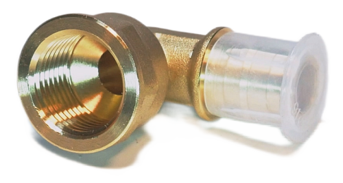 Угольник с вн. резьбой латунный 20х3/4''  (HFWQE00061) Hipex (50)