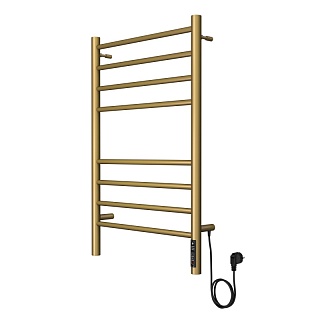 Полотенцесушитель "Аврора" 500х800 П8 КС электро золото АРТ TERMINUS