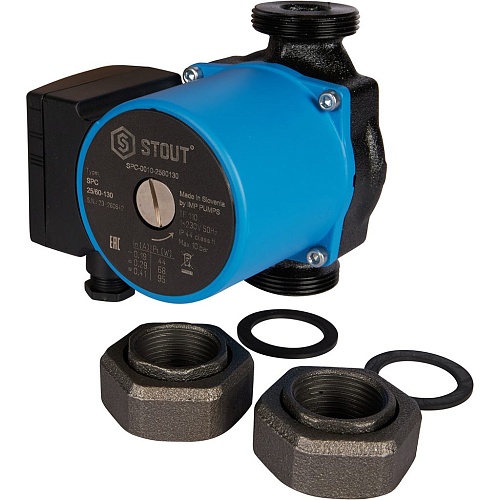 Насос циркуляционный 25/60-130 мм (SPC-0010-2560130) STOUT