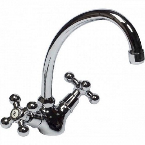 Смес д/кухни Kaiser Carlson Lux крест керамика 11062